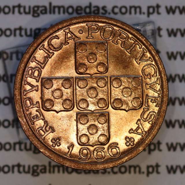 X centavos 1966 Bronze Republica Portuguesa, 10 centavos 1966 bronze, (Soberba), World Coins Portugal KM 583