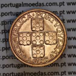 X centavos 1966 Bronze Republica Portuguesa, 10 centavos 1966 bronze, (Bela/Soberba), World Coins Portugal KM 583