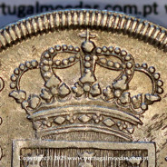 Portugal, very rare coin of Cruzado Novo silver 1807 D. João Príncipe Regent, 480 Réis silver 1807, unpublished variant (UNC)