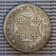 Portugal, very rare coin of Cruzado Novo silver 1807 D. João Príncipe Regent, 480 Réis silver 1807, unpublished variant (UNC)