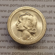 20 centavos 1921 "P" aberto, 20 centavos 1921 cupro-níquel variante "P" aberto na legenda Republica Portuguesa, (Soberba)