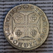 Portugal, silver coin of Cruzado Novo1810 D. João Prince Regent, diamond diadem 2 points, the letter "S" caption without serif.