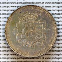 1000 réis 1910 prata D. Manuel II, Centenário da Guerra Peninsular de 1808-1814, (MBC+/Bela-), World Coins Portugal KM 558.