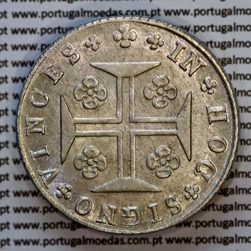 Portugal, silver coin of Cruzado Novo silver 1811 D. João Prince Regent, diamond diadem 1 point, World Coins Portugal KM 331