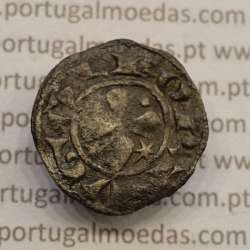 Portugal, Billon coin of Dinheiro of D. Sancho I (1185-1211), Legend: PORTVGAL / ✠ REX SANCIO, Ref. Alberto Gomes S1.02.02