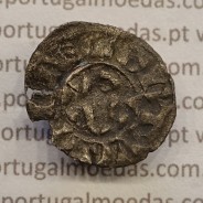 Portugal, billon coin of Dinheiro of D. Afonso II (1211-1223), Legenda: PORTVGALIE / ✠ REX ALFOSV, Ref. Alberto Gomes A2.01.05