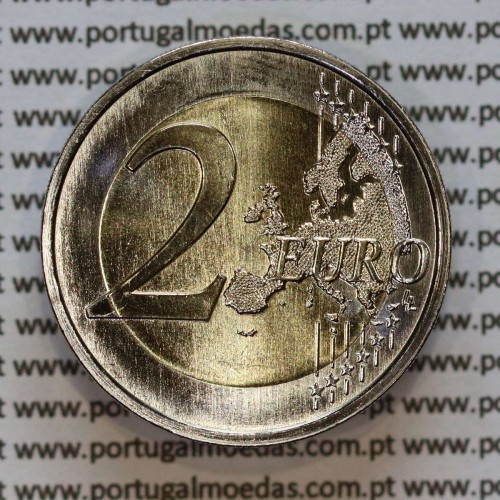 2€ euros 2014, 40 Anos do 25 de Abril, Bimetálica (Portugal, 2 Euro, 40th anniversary of the Carnation Revolution)