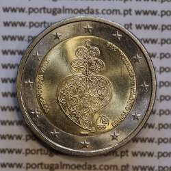 2€ euros 2016, participação Portuguesa nos Jogos Olímpicos, Bimetálica (Portugal, 2 Euro, Olympic Games)