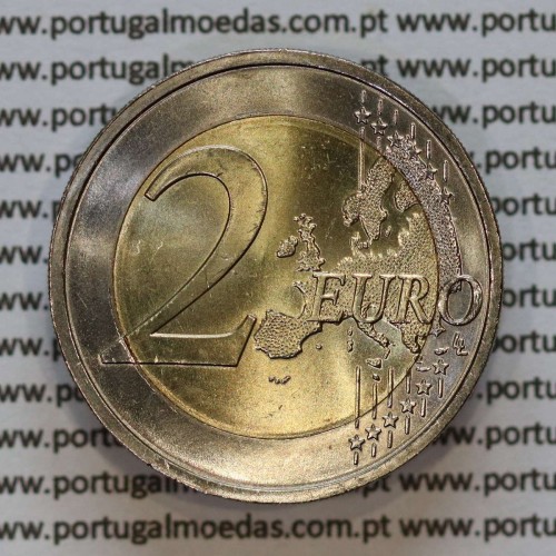 2€ euros 2017, 150 Anos do Nascimento de Raúl Brandão, Bimetálica (Portugal, 2 Euro, 150th Birthday of Raul Brandão)