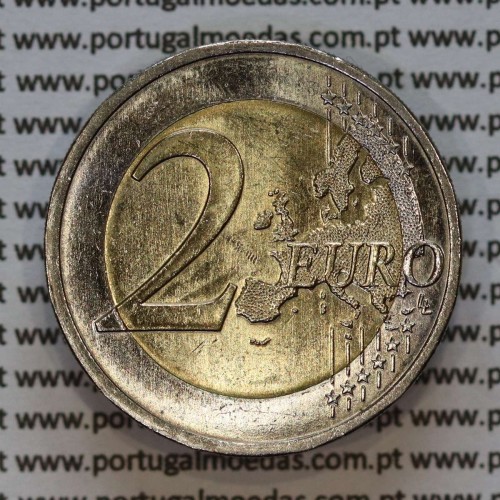 2€ euros 2018, 250 Anos imprensa Nacional Casa da Moeda, Bimetálica (Portugal, 2 Euro, INCM)