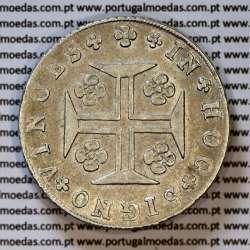 Portugal, silver coin of Cruzado Novo silver 1811 D. João Prince Regent, diamond diadem 1 point, small cross ✠ 20 mm