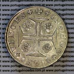 Portugal, silver coin Cruzado Novo 1810 D. João Prince Regent, Cross of the Order of Christ ✠ 21 mm with ends ◁⭥ 11,5 mm, KM331 Portugal, silver coin Cruzado Novo 1810 D. João Prince Regent, Cross of the Order of Christ ✠ 21 mm with ends ◁⭥ 11,5 mm, KM331
