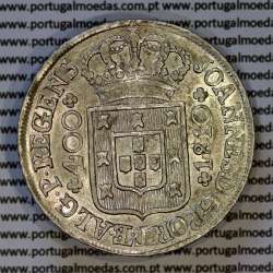 Portugal, silver coin Cruzado Novo 1810 D. João Prince Regent, Cross of the Order of Christ ✠ 21 mm with ends ◁⭥ 11,5 mm, KM331 Portugal, silver coin Cruzado Novo 1810 D. João Prince Regent, Cross of the Order of Christ ✠ 21 mm with ends ◁⭥ 11,5 mm, KM331