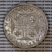 Portugal, silver coin of Cruzado Novo1810 D. João Prince Regent, diamond diadem 2 points, letter "S" caption the  with serif.