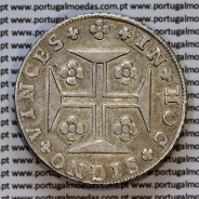 Portugal, silver coin Cruzado Novo 1810 D. João Prince Regent, last "0" of the date 1810 with traces of rectification on the die