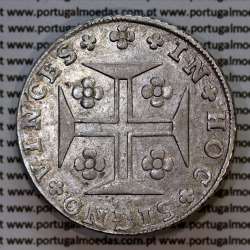 Portugal, silver coin Cruzado Novo 1810 D. João Prince Regent, last "0" of the date 1810 with traces of rectification on the die