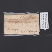 Carta Pré-Filatélica circulada de Celorico "SELORICO" para Vale de Remígio datada de 10-02-1841