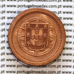 Portugal, bronze coin of 5 centavos 1922, $05 centavos 1922 Portuguese Republic, (AU/UNC), World Coins Portugal KM 569