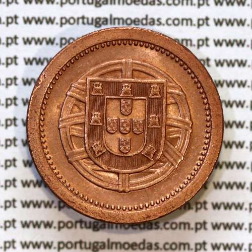 Portugal, bronze coin of 5 centavos 1922, $05 centavos 1922 Portuguese Republic, (AU/UNC), World Coins Portugal KM 569
