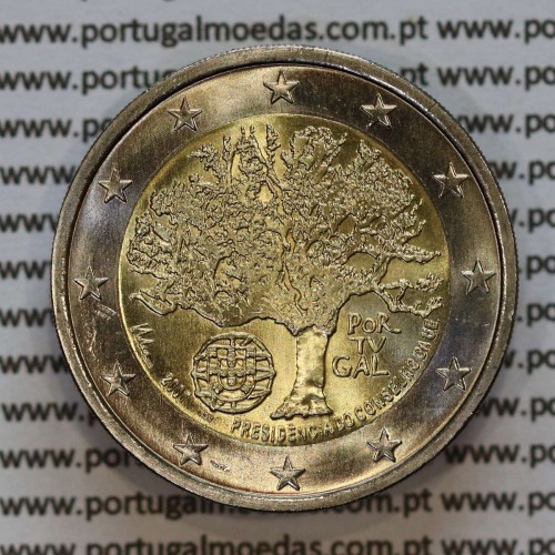 2€ Euros 2007, Presidência Portuguesa da União Europeia, Bimetálica (Portugal, 2 Euro 2007, Council of the EU)