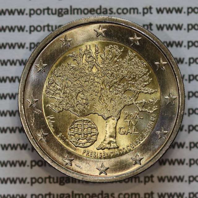 2€ Euros 2007, Presidência Portuguesa da União Europeia, Bimetálica (Portugal, 2 Euro 2007, Council of the EU)