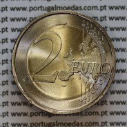 2€ Euros 2008, 60º Aniversário da Declaração dos Direitos do Homem, Bimetálica  (Portugal, 2 Euro 2008, Human Rights)