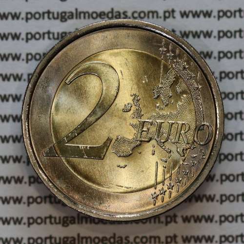 2€ Euros  2009, Jogos Da Lusofonia, Bimetálica, (Portugal, 2 Euro 2009, Lusophony Games)