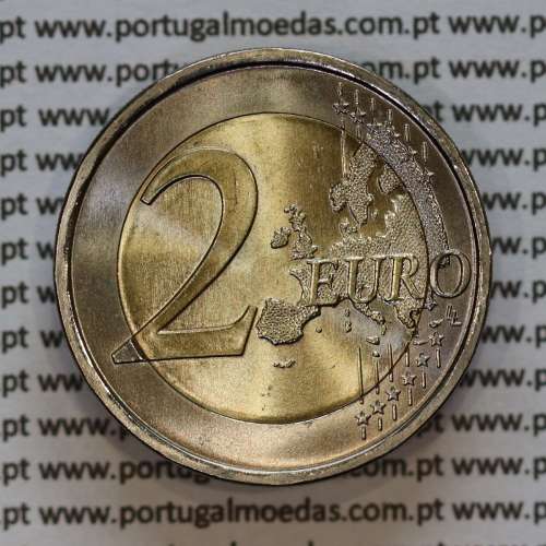 2€ Euros 2009, 10º Aniversário da União Europeia E Monetária (UEM), Bimetálica (Portugal, 2 Euro 2009, 10 Years of EMU)