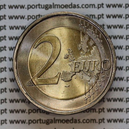 2€ Euros 2009, 10º Aniversário da União Europeia E Monetária (UEM), Bimetálica (Portugal, 2 Euro 2009, 10 Years of EMU)