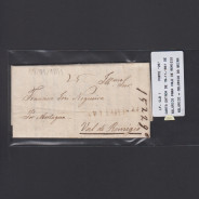 Carta Pré-Filatélica circulada de Celorico "SELORICO" para Vale de Remígio datada de 18-11-1841