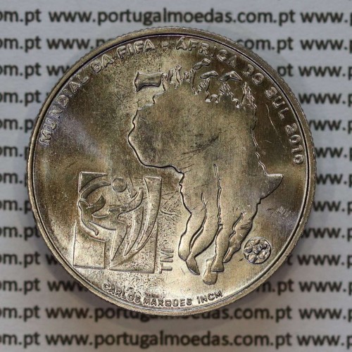 2,50€ Euros 2010, Mundial Futebol, Cupro-Níquel, (Portugal, 2,50 Euro 2010, Football Championships)