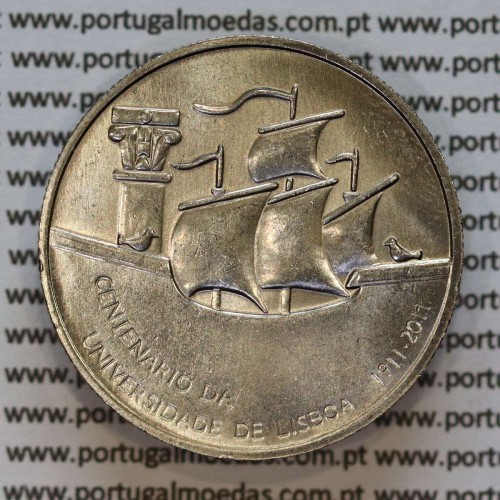 2.50€ Euros 2011, Universidade de Lisboa, Cuproníquel, (Portugal, 2.50 Euro 2011,Lisbon University)