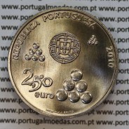 2,50€ Euros 2010, 200 Anos das Linhas de Torres, Cupro-Níquel, (Portugal, 2,50 Euro 2010, Line Of Torres)