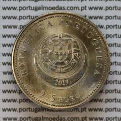 2,50€ Euros 2013, As Arrecadas, Cuproniquel, (Portugal, 2,50 Euro 2013, Earrings of Viana do Castelo)