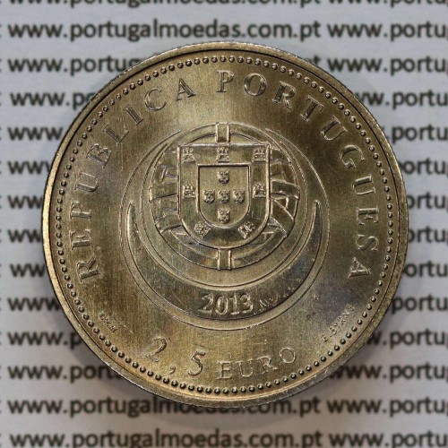 2,50€ Euros 2013, As Arrecadas, Cuproniquel, (Portugal, 2,50 Euro 2013, Earrings of Viana do Castelo)