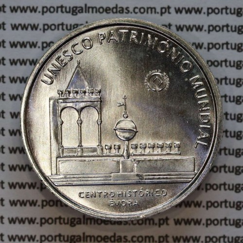 5€ Euros 2004, Centro Histórico de Évora, Prata (Portugal, 5 Euro 2004, Historical centsre of Évora)