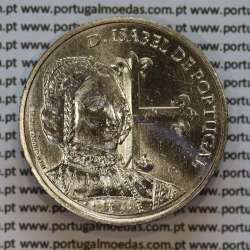 5 Euros Cupro-Níquel 2014 , D.Isabel de Portugal, Portugal, 5,00 Euro 2014, Isabella of Portugal)