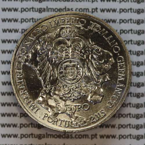 5 Euros Cupro-Níquel 2014 , D.Isabel de Portugal, Portugal, 5,00 Euro 2014, Isabella of Portugal)