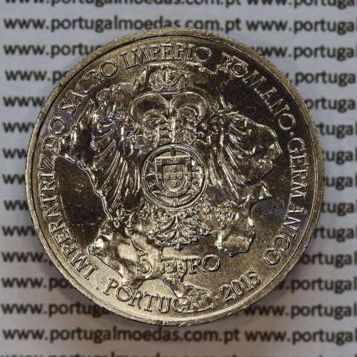 5 Euros Cupro-Níquel 2014 , D.Isabel de Portugal, Portugal, 5,00 Euro 2014, Isabella of Portugal)