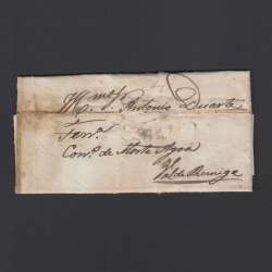 Carta Pré-Filatélica circulada de Celorico "SELORICO" para Vale de Remígio datada de 16-04-1848