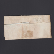 Carta Pré-Filatélica circulada de Celorico "SELORICO" para Vale de Remígio datada de 16-04-1848