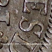 Portugal, silver coin of Cruzado Novo 1807 D. João Prince Regent, tall and narrow crown, 4-point diamond diadem, cross ✠ 20 mm.