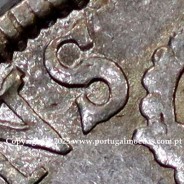 Portugal, silver coin of Cruzado Novo 1807 D. João Prince Regent, tall and narrow crown, 4-point diamond diadem, cross ✠ 21 mm.