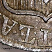Portugal, silver coin of Cruzado Novo 1807 D. João Prince Regent, low and narrow crown 16mm, 4-point diamond diadem, shield 17mm
