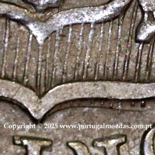 Portugal, silver coin Cruzado Novo 1807 D. João P. Regent, low crown ⭤ 17mm, diamond diadem 4 points, cross ✠ 21 ends ◁⭥ 13mm