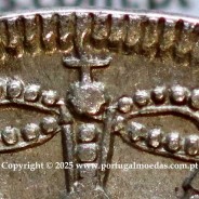 Portugal, silver coin Cruzado Novo 1807 D. João P. Regent, low crown, triumphant cross, 4-point diamond diadem, open petals