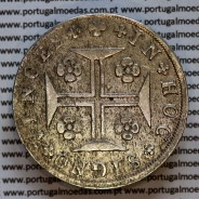 Portugal, silver coin of Cruzado Novo 1807 D. João Prince Regent, low and narrow crown 16mm, 4-point diamond diadem, shield 18mm