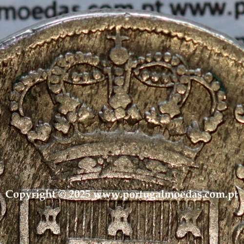 Portugal, silver coin of Cruzado Novo 1807 D. João Prince Regent, low and narrow crown 16mm, 4-point diamond diadem, shield 18mm