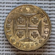 Portugal, silver coin of Cruzado Novo 1807 D. João Prince Regent, low crown, diadem 2 points, (VF/XF), World Coins KM 331