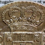 Portugal, silver coin of Cruzado Novo 1807 D. João Prince Regent, low crown, diadem 2 points, (VF/XF), World Coins KM 331